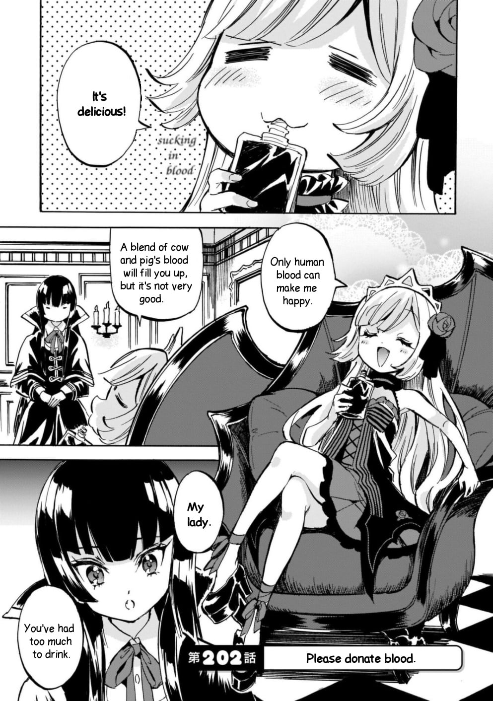 Jashin-chan Dropkick chapter 202 - page 1