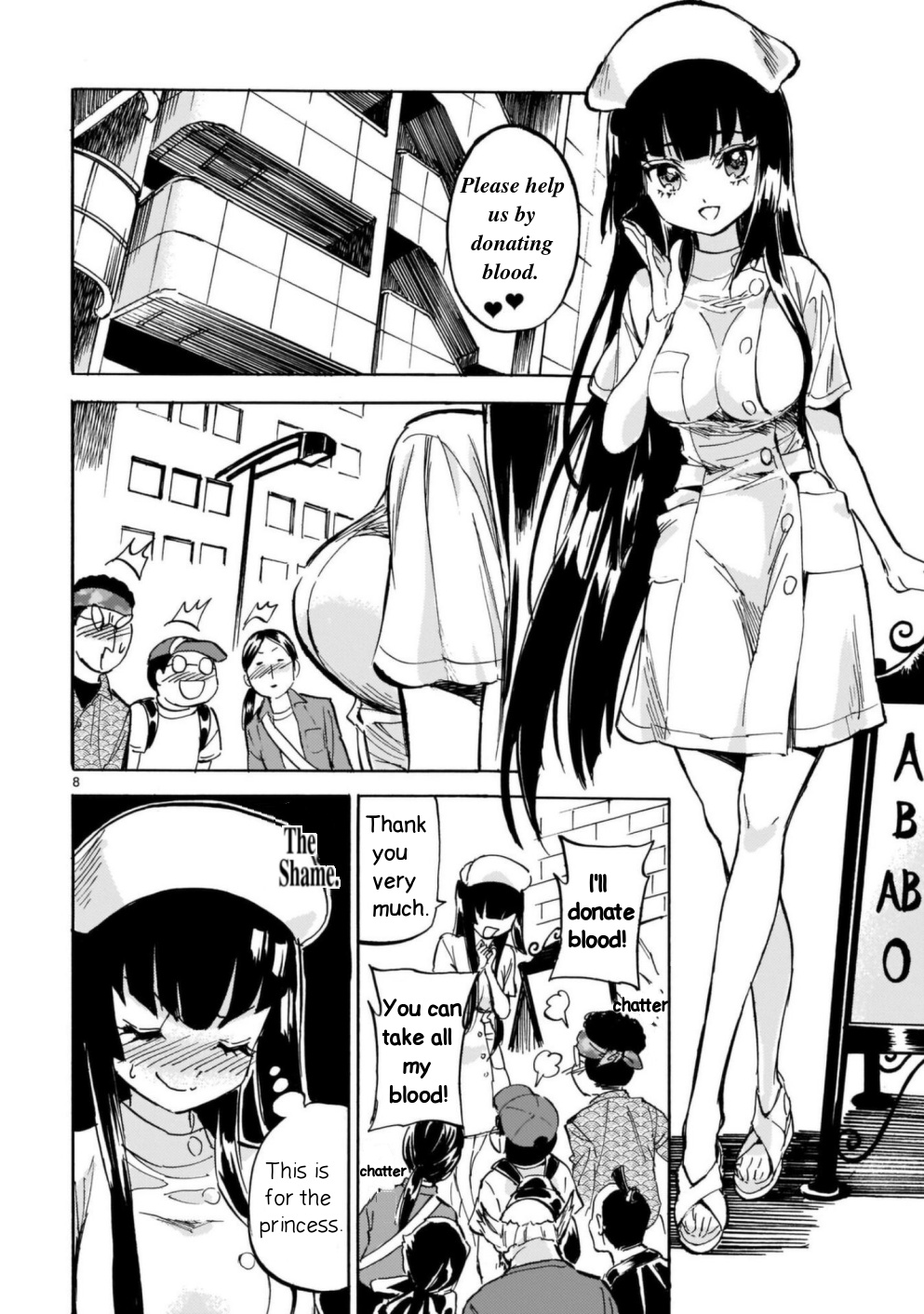 Jashin-chan Dropkick chapter 202 - page 8