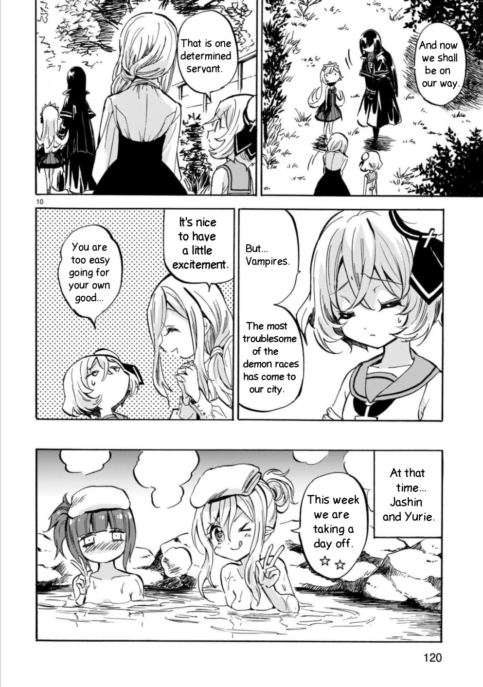 Jashin-chan Dropkick chapter 206 - page 10