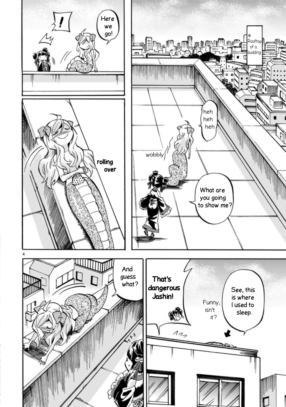 Jashin-chan Dropkick chapter 208 - page 4