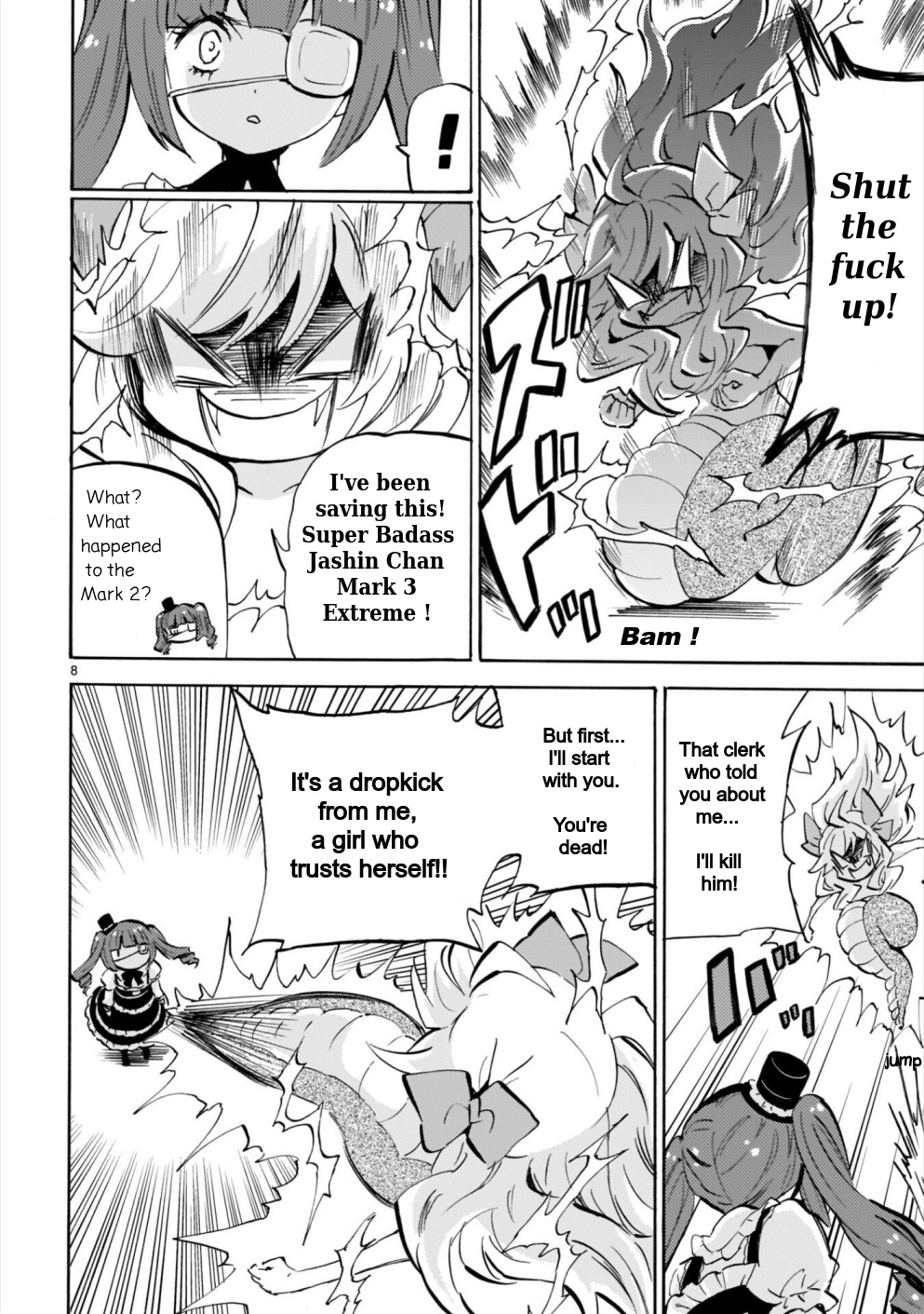 Jashin-chan Dropkick chapter 175 - page 8