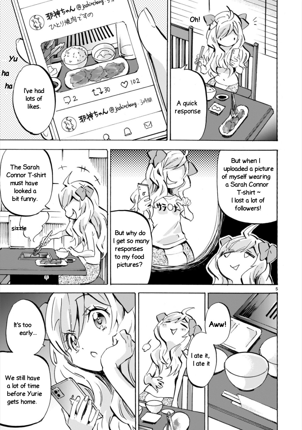 Jashin-chan Dropkick chapter 180 - page 5