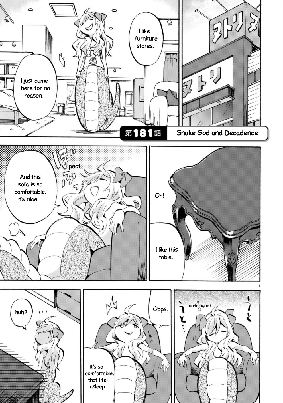 Jashin-chan Dropkick chapter 181 - page 1