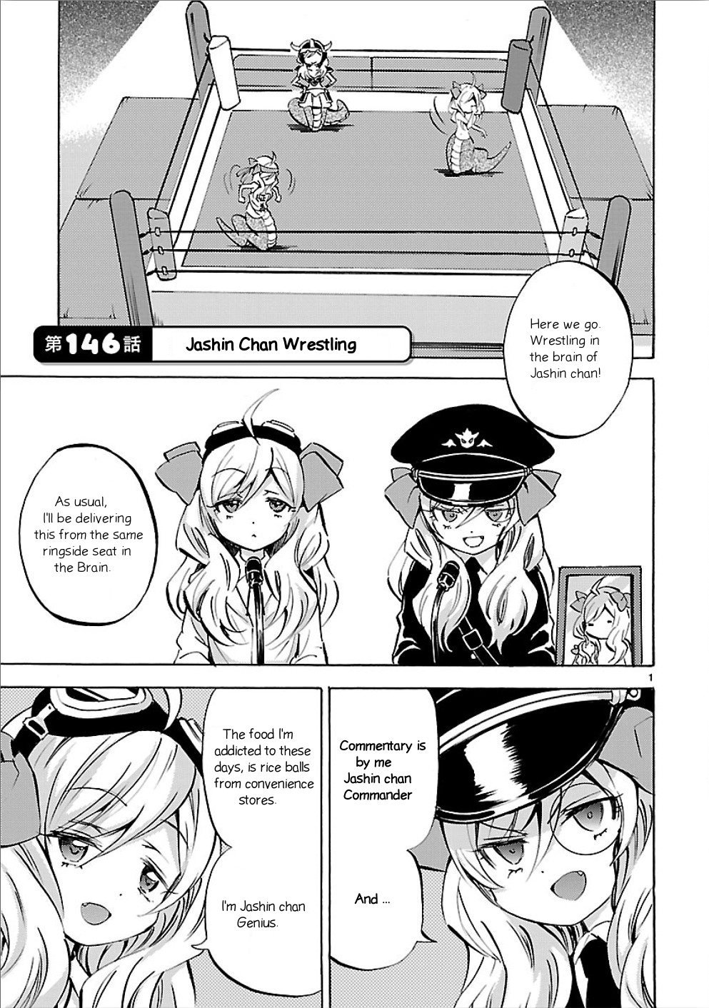 Jashin-chan Dropkick chapter 146 - page 1