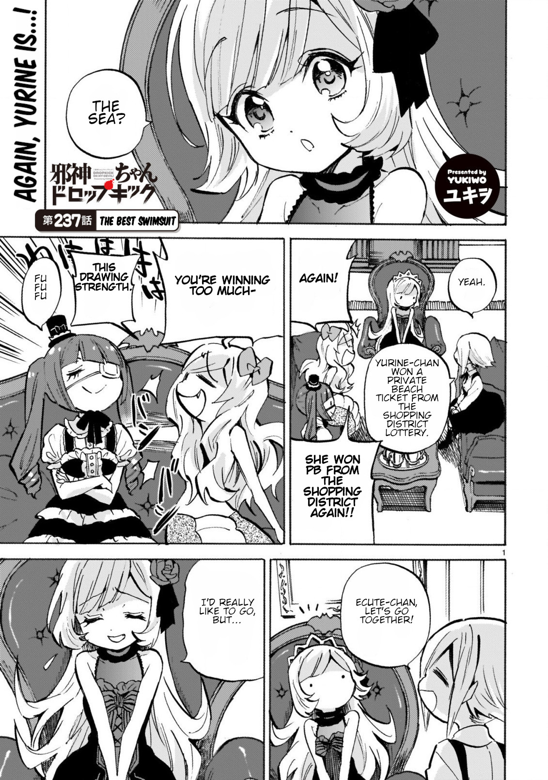 Jashin-chan Dropkick chapter 242 - page 1