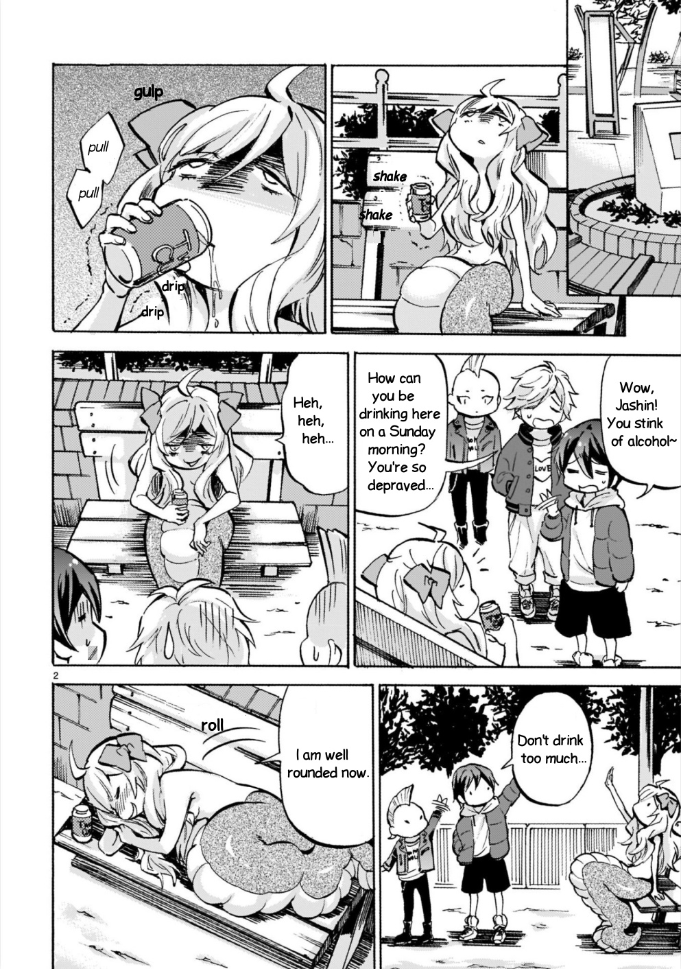Jashin-chan Dropkick chapter 186 - page 2