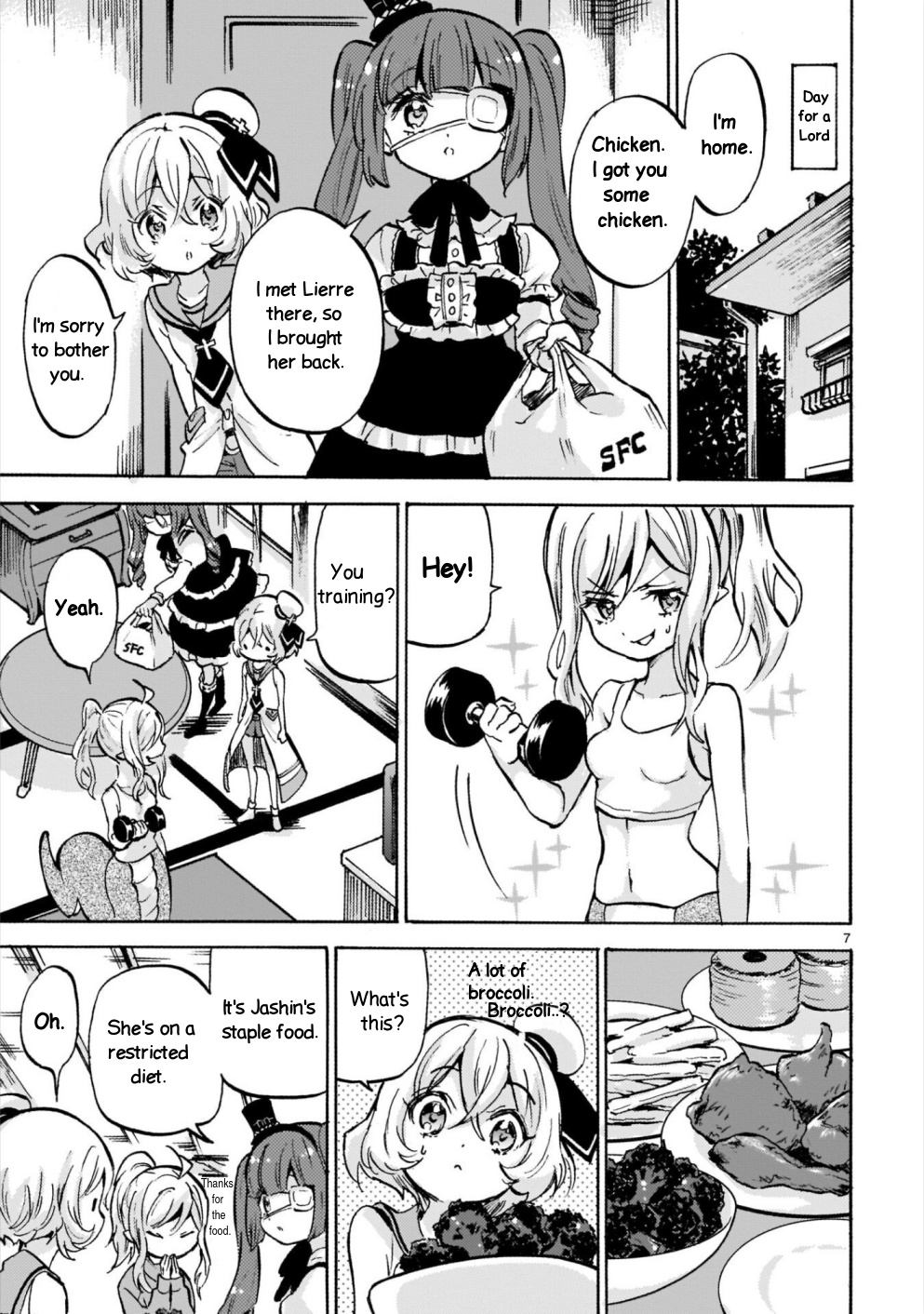 Jashin-chan Dropkick chapter 186 - page 7