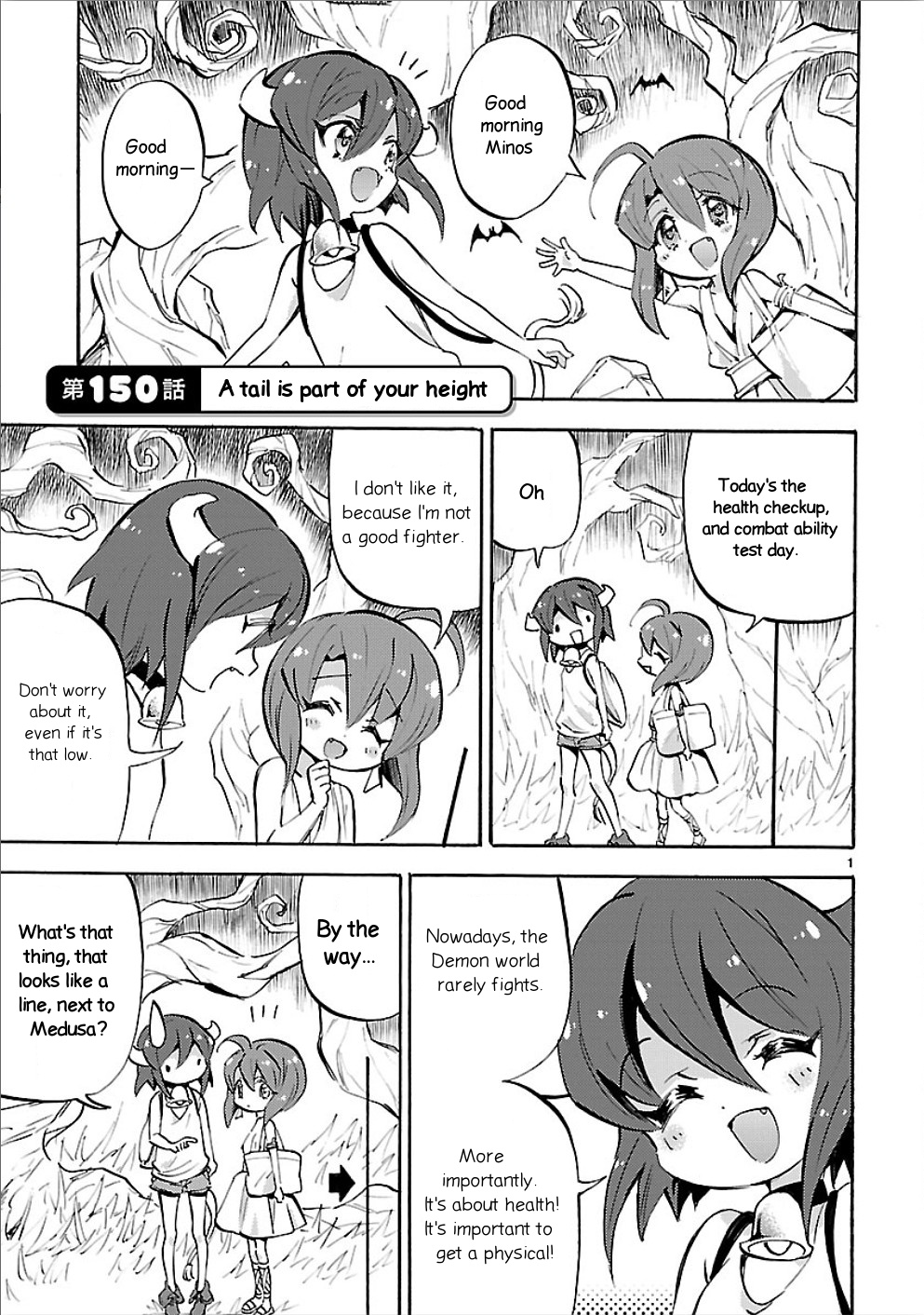 Jashin-chan Dropkick chapter 150 - page 1