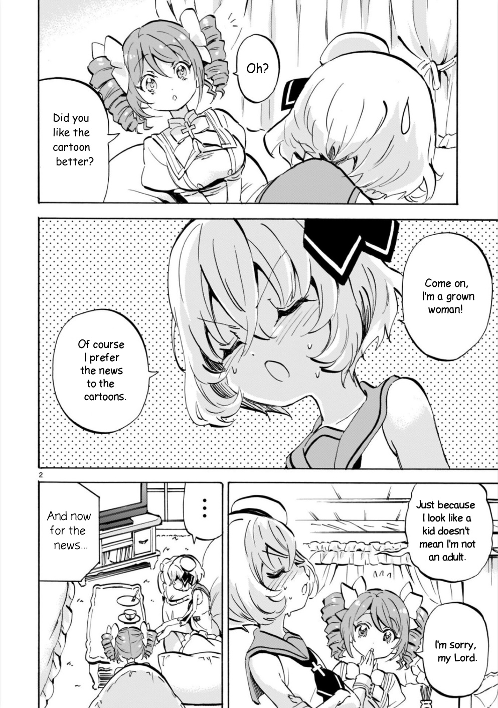Jashin-chan Dropkick chapter 186.1 - page 2