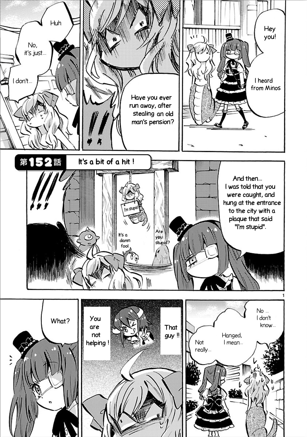 Jashin-chan Dropkick chapter 152 - page 1