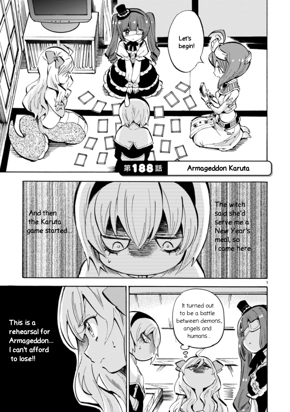 Jashin-chan Dropkick chapter 188 - page 1