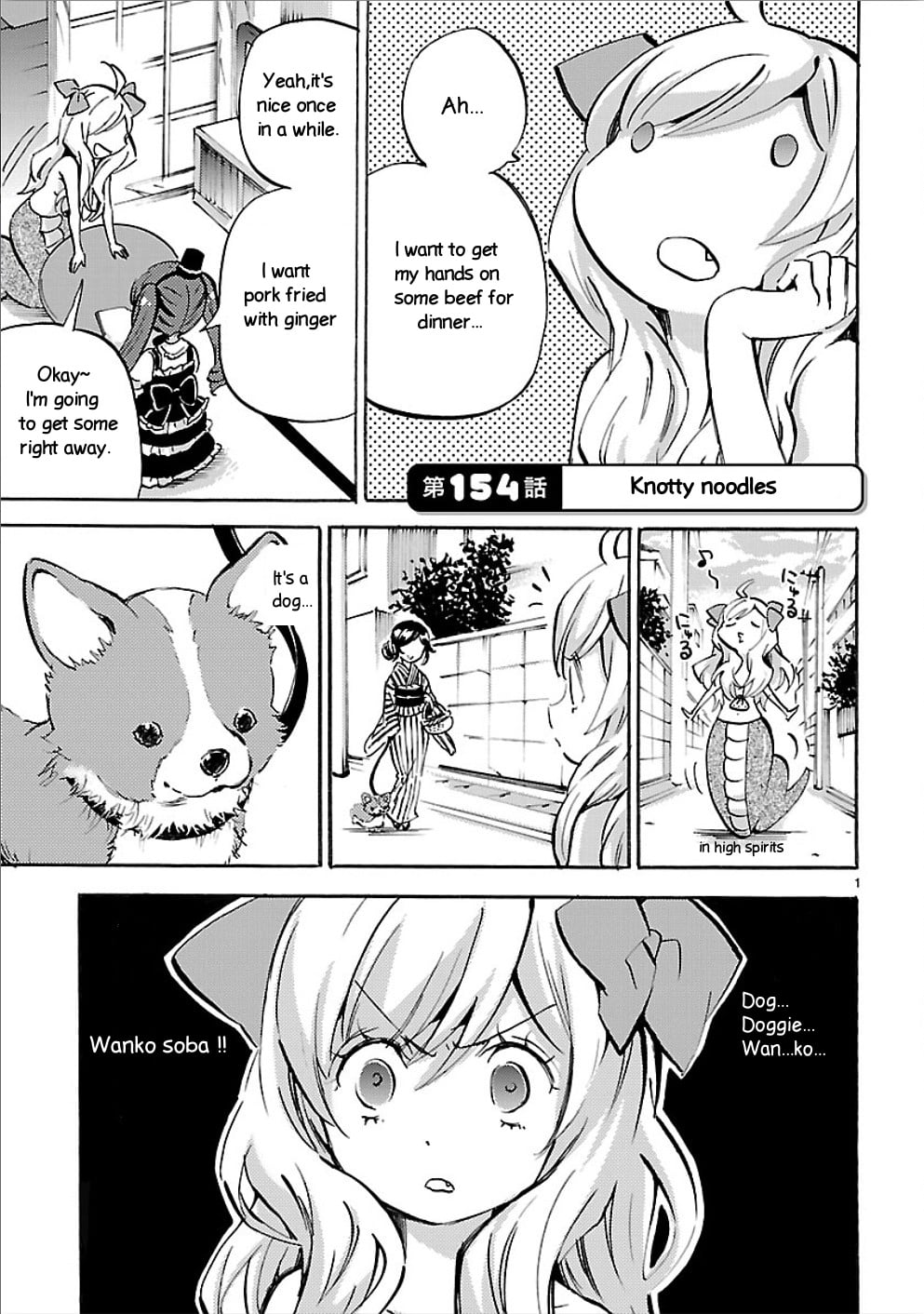 Jashin-chan Dropkick chapter 154 - page 1