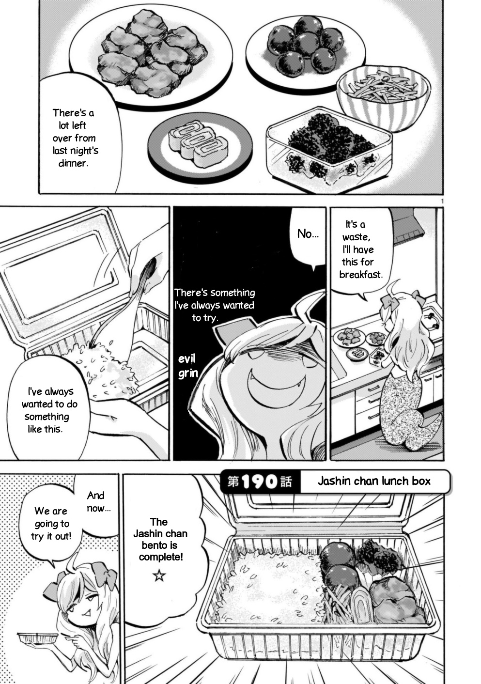 Jashin-chan Dropkick chapter 190 - page 1