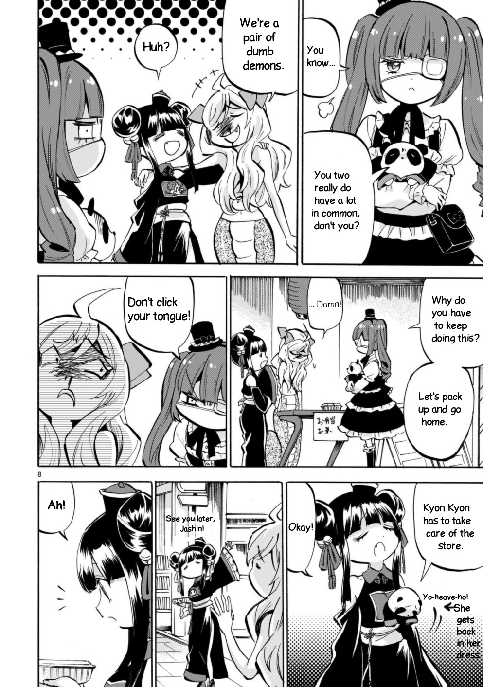 Jashin-chan Dropkick chapter 190 - page 8