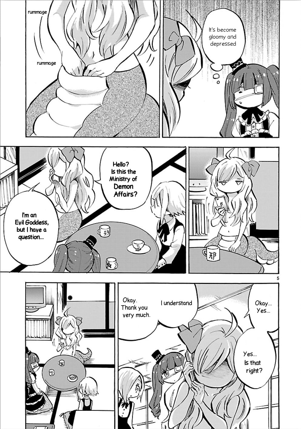 Jashin-chan Dropkick chapter 156 - page 5