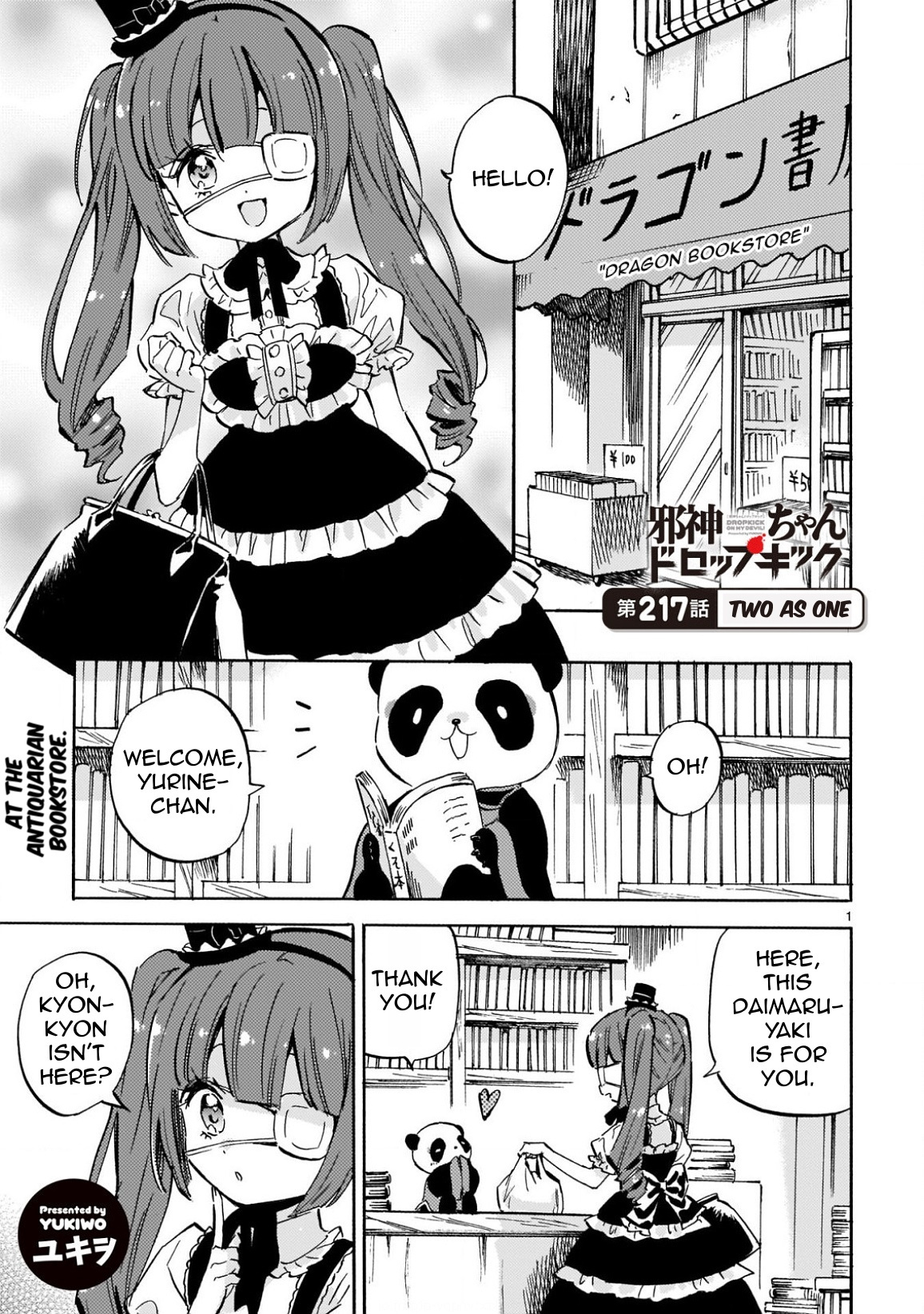 Jashin-chan Dropkick chapter 222 - page 1