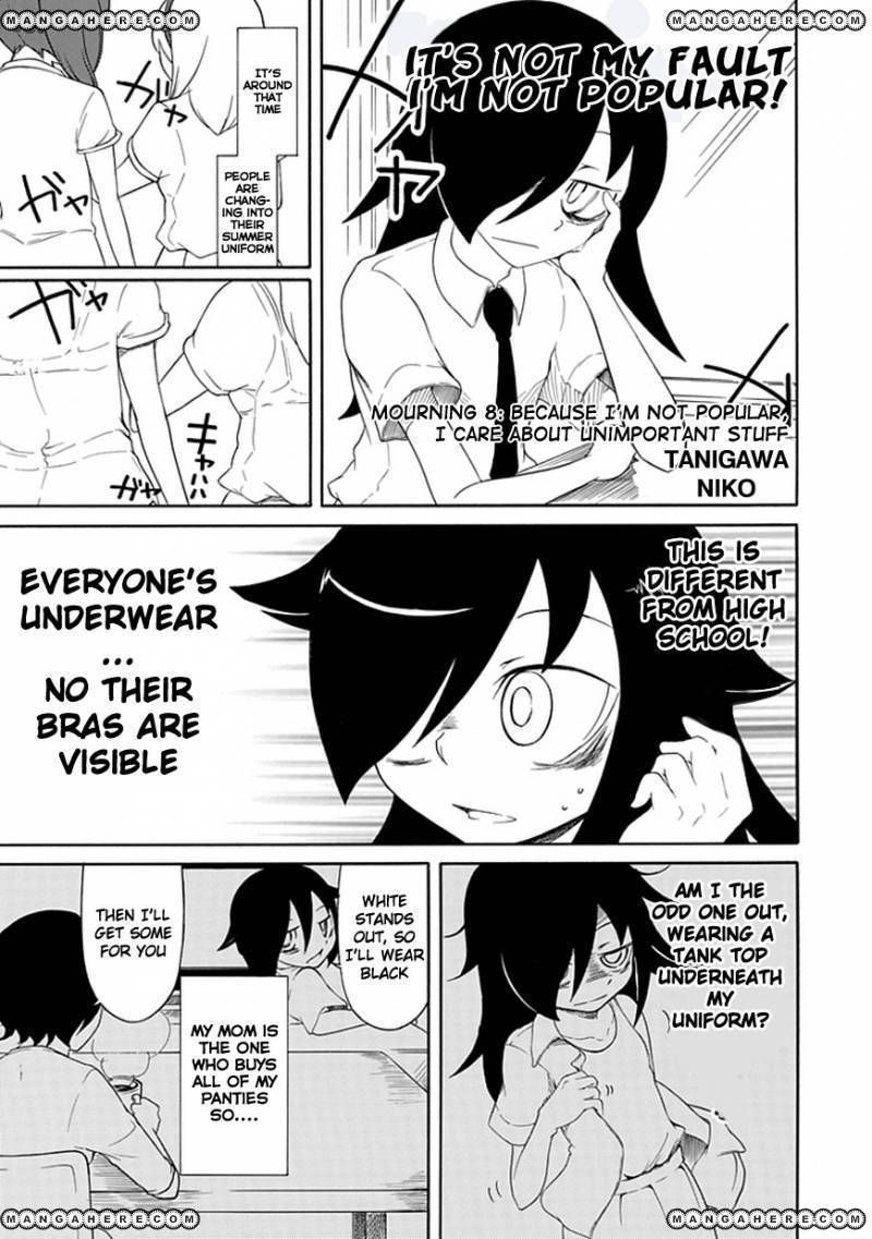 It's Not My Fault That I'm Not Popular! chapter 8 - page 1