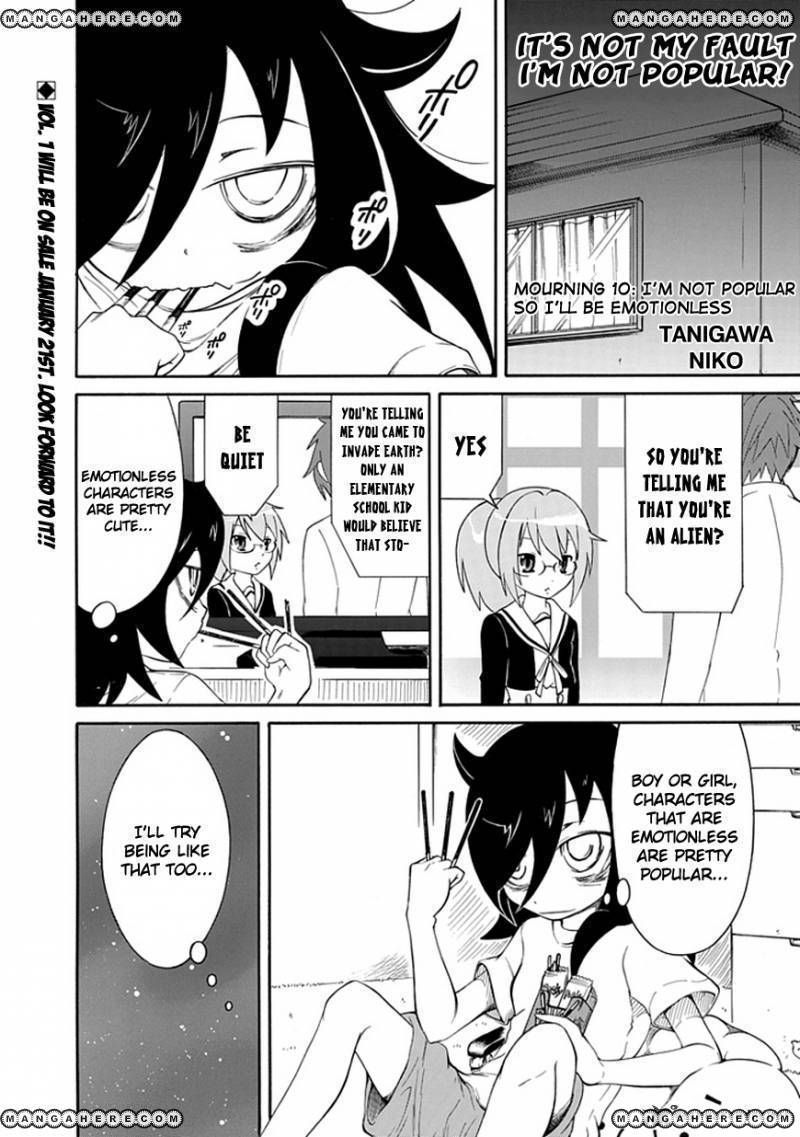 It's Not My Fault That I'm Not Popular! chapter 10 - page 1