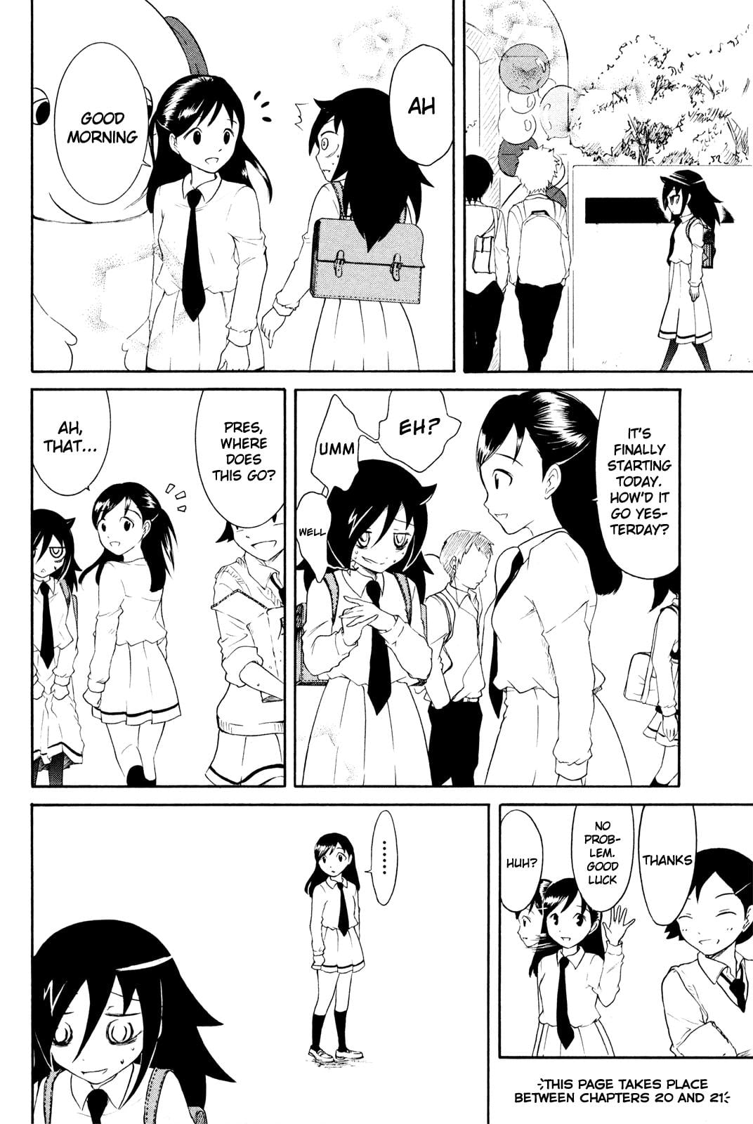 It's Not My Fault That I'm Not Popular! chapter 34.5 - page 1