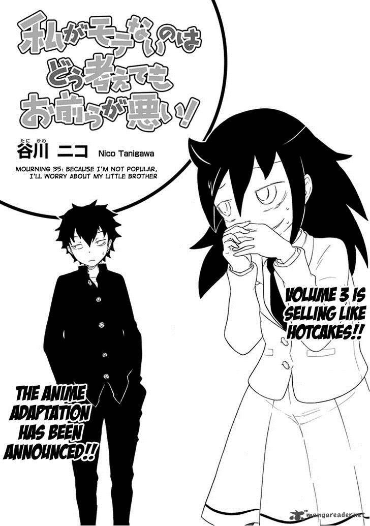 It's Not My Fault That I'm Not Popular! chapter 35 - page 2