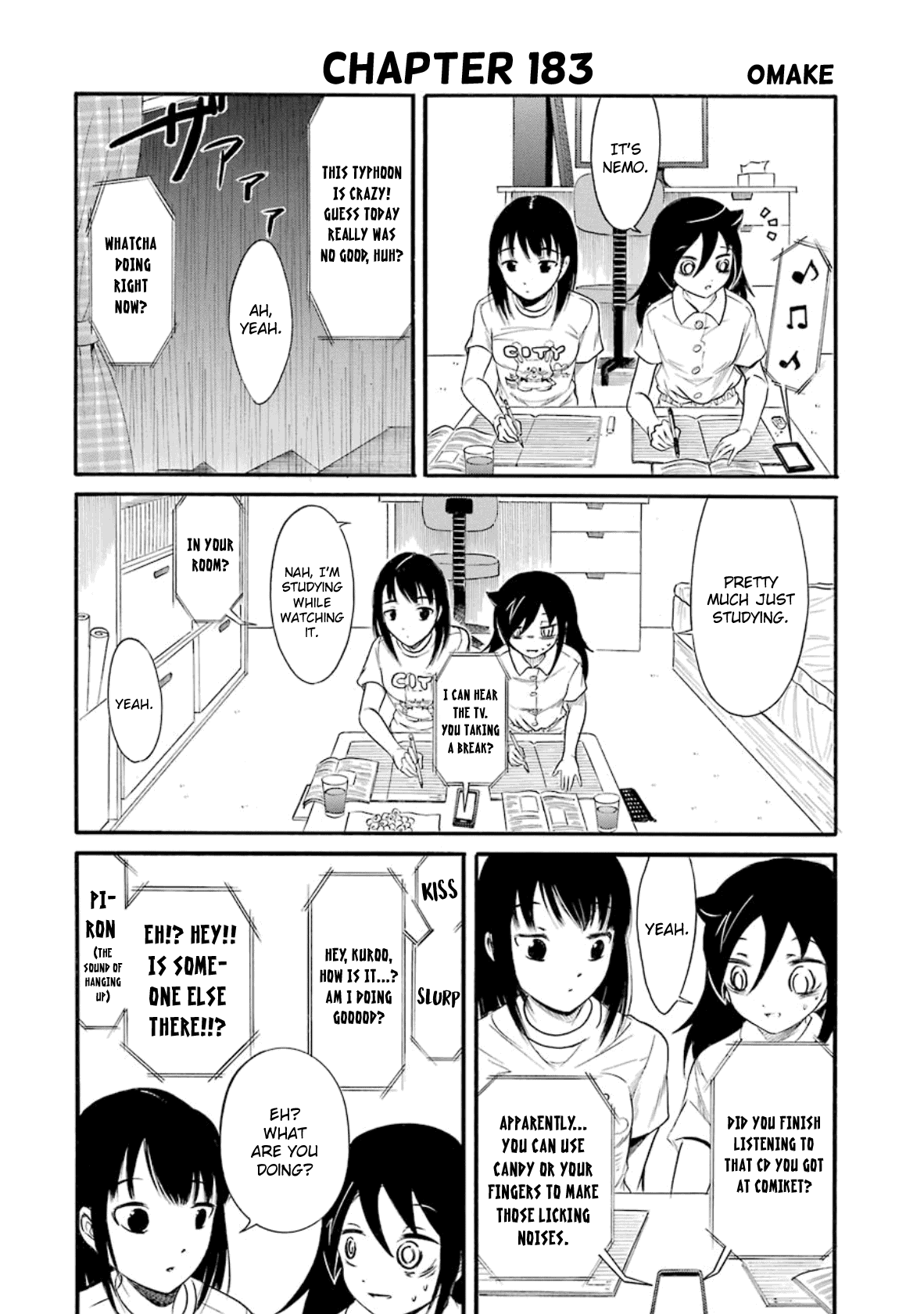 It's Not My Fault That I'm Not Popular! chapter 184.5 - page 2
