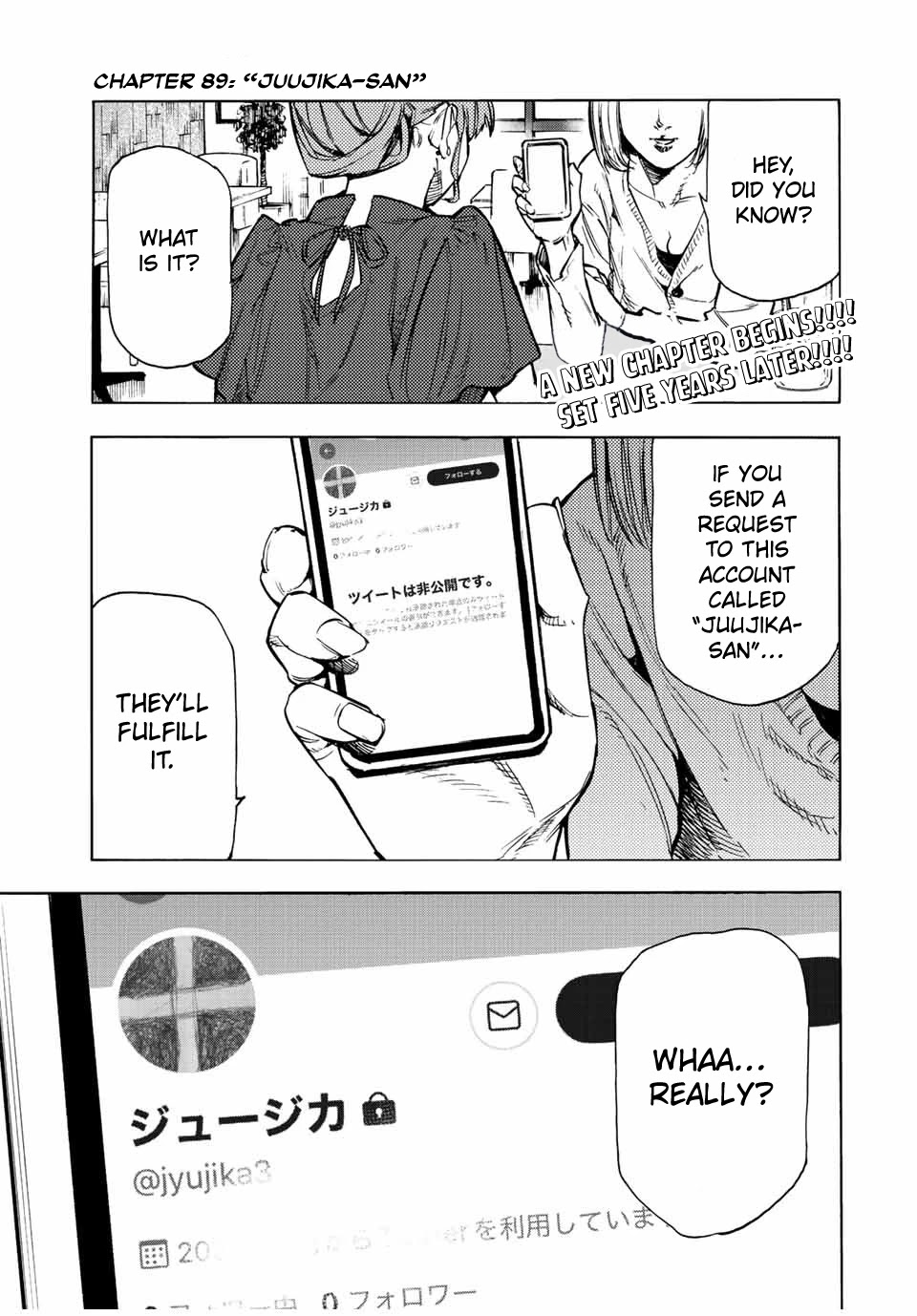 Juujika No Rokunin chapter 89 - page 1