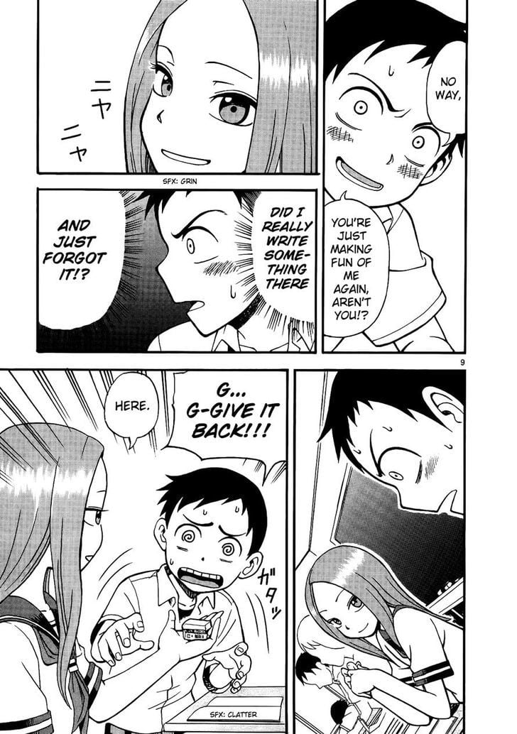 Karakai Jouzu No Takagi-San chapter 1 - page 13