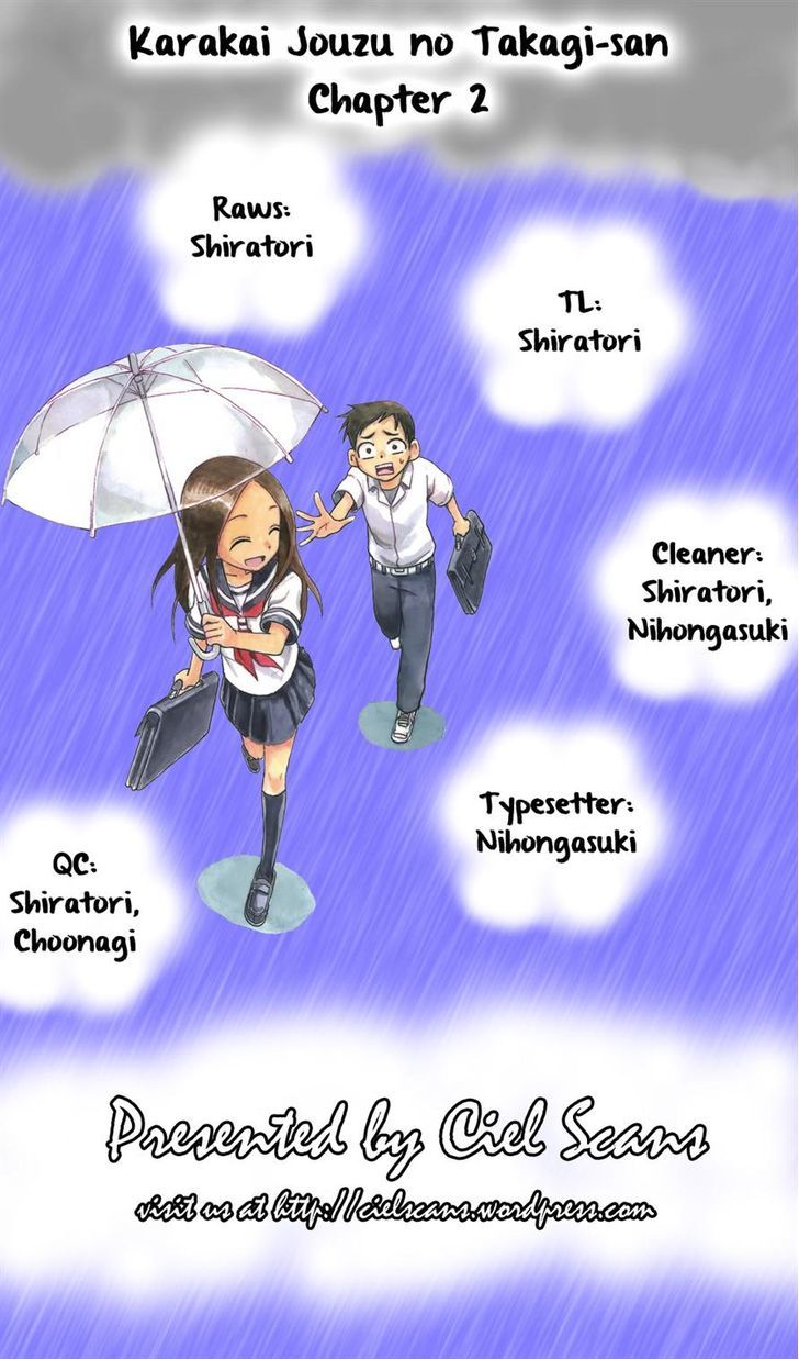 Karakai Jouzu No Takagi-San chapter 2 - page 1