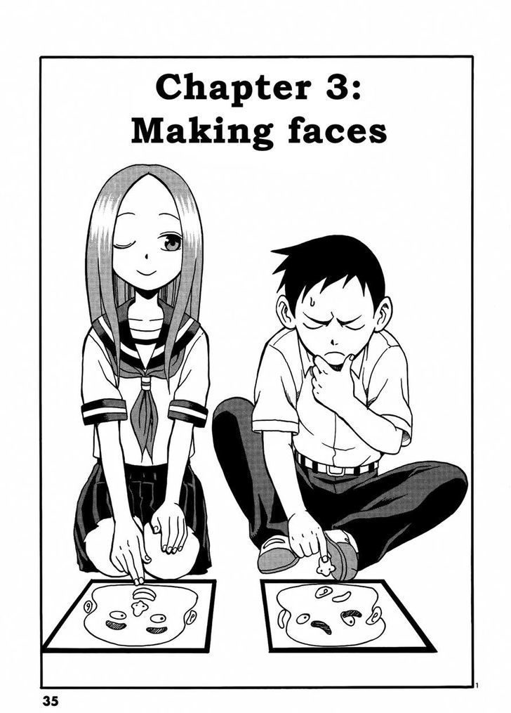 Karakai Jouzu No Takagi-San chapter 3 - page 1