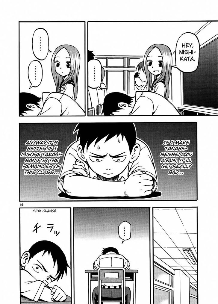 Karakai Jouzu No Takagi-San chapter 3 - page 14