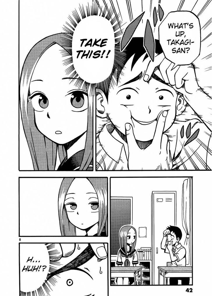 Karakai Jouzu No Takagi-San chapter 3 - page 8