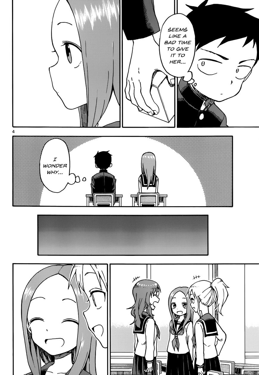 Karakai Jouzu No Takagi-San chapter 44 - page 4