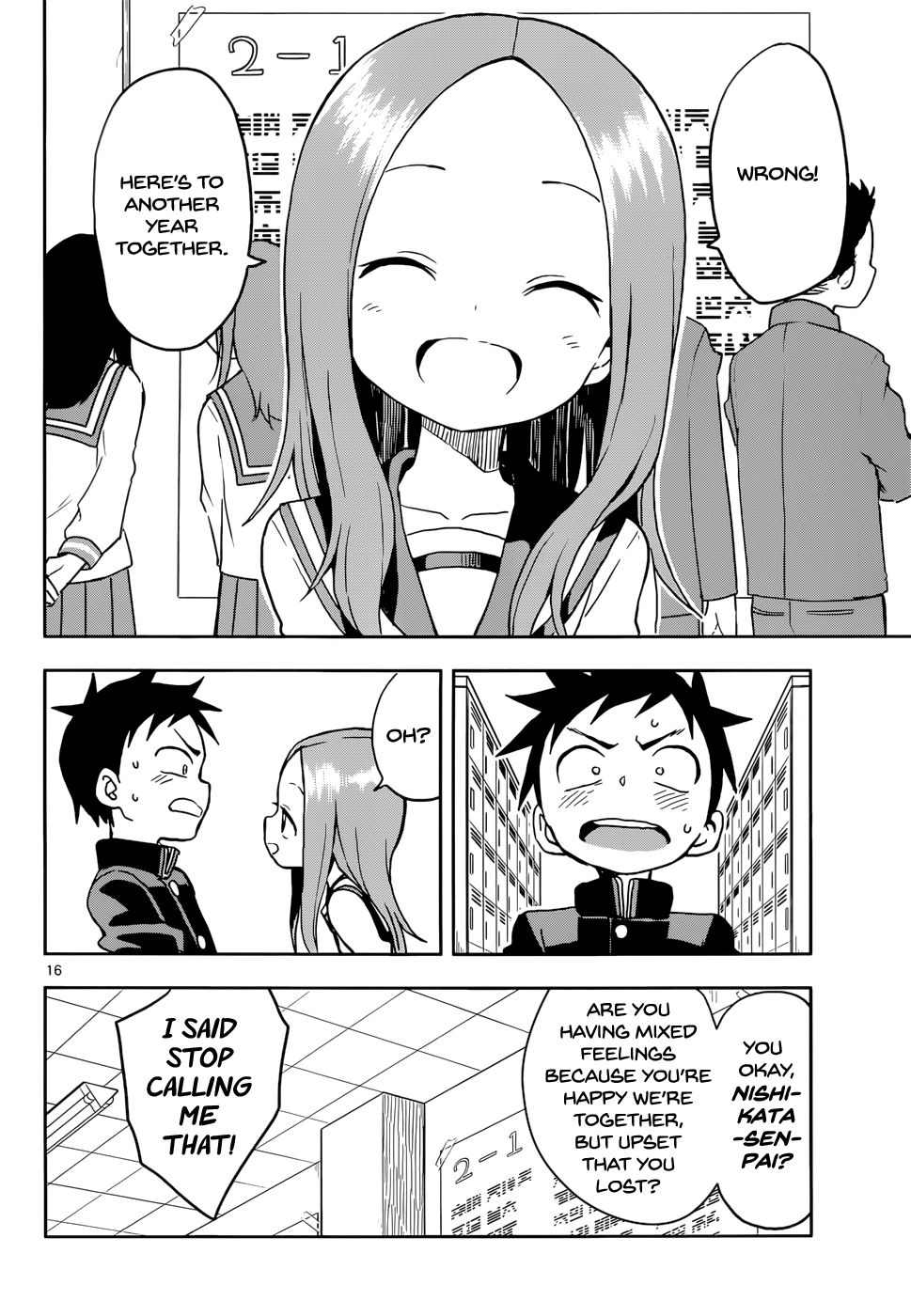 Karakai Jouzu No Takagi-San chapter 107 - page 16
