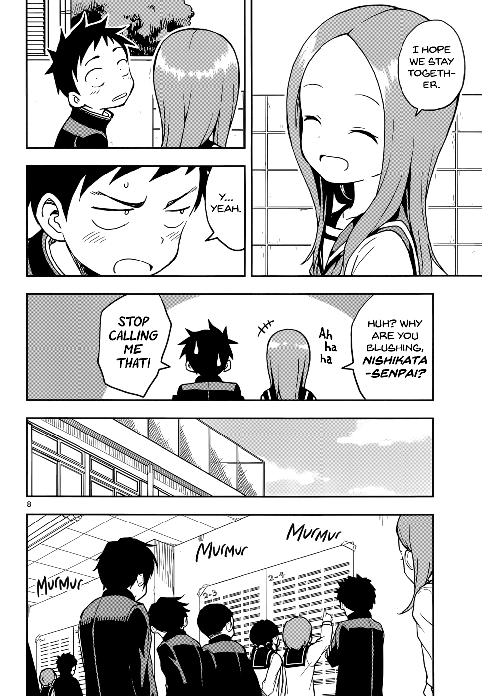 Karakai Jouzu No Takagi-San chapter 107 - page 8
