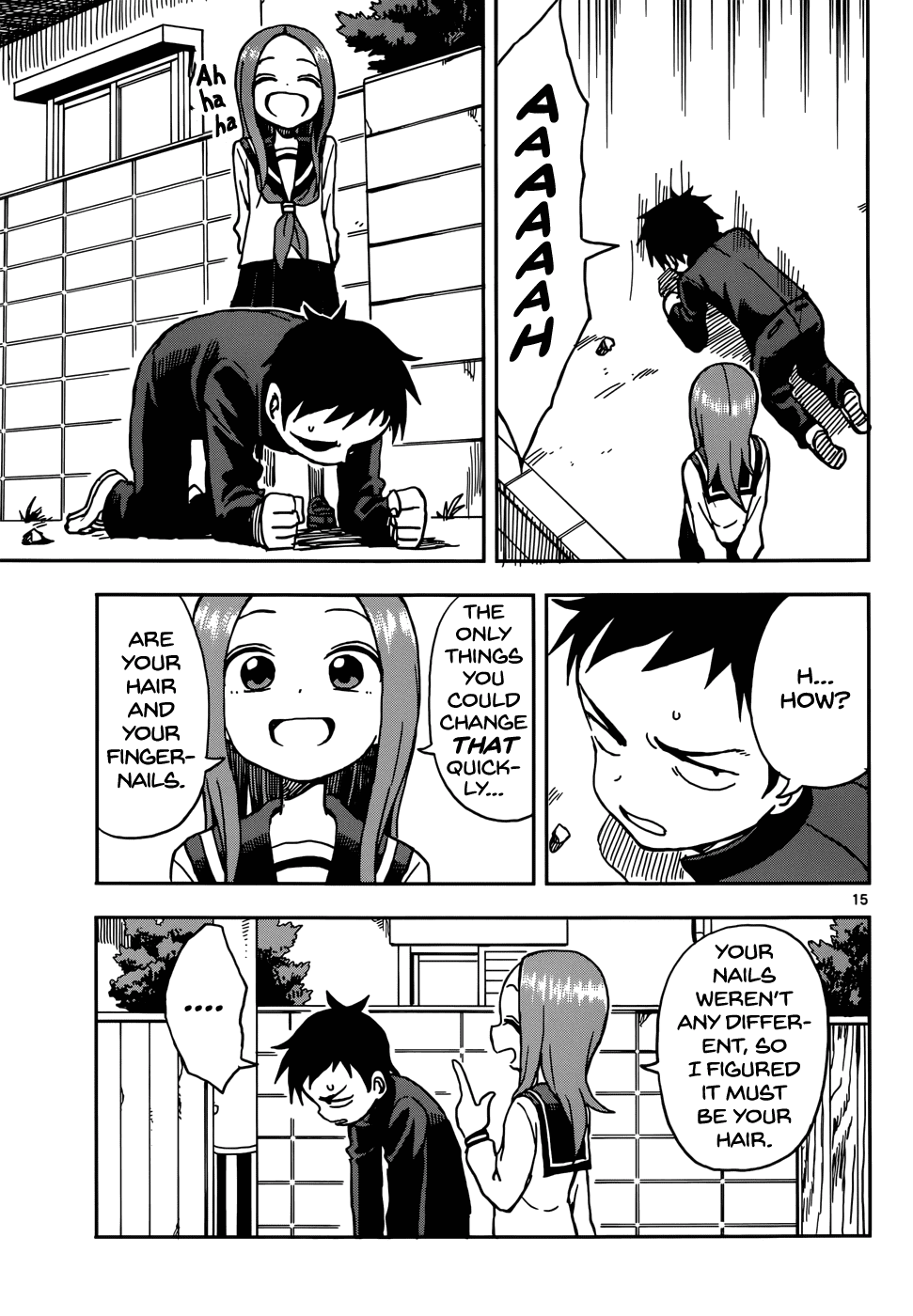 Karakai Jouzu No Takagi-San chapter 74 - page 15