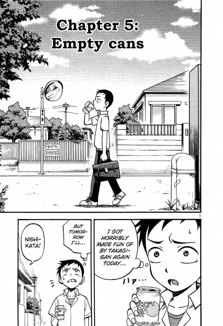 Karakai Jouzu No Takagi-San chapter 5 - page 1