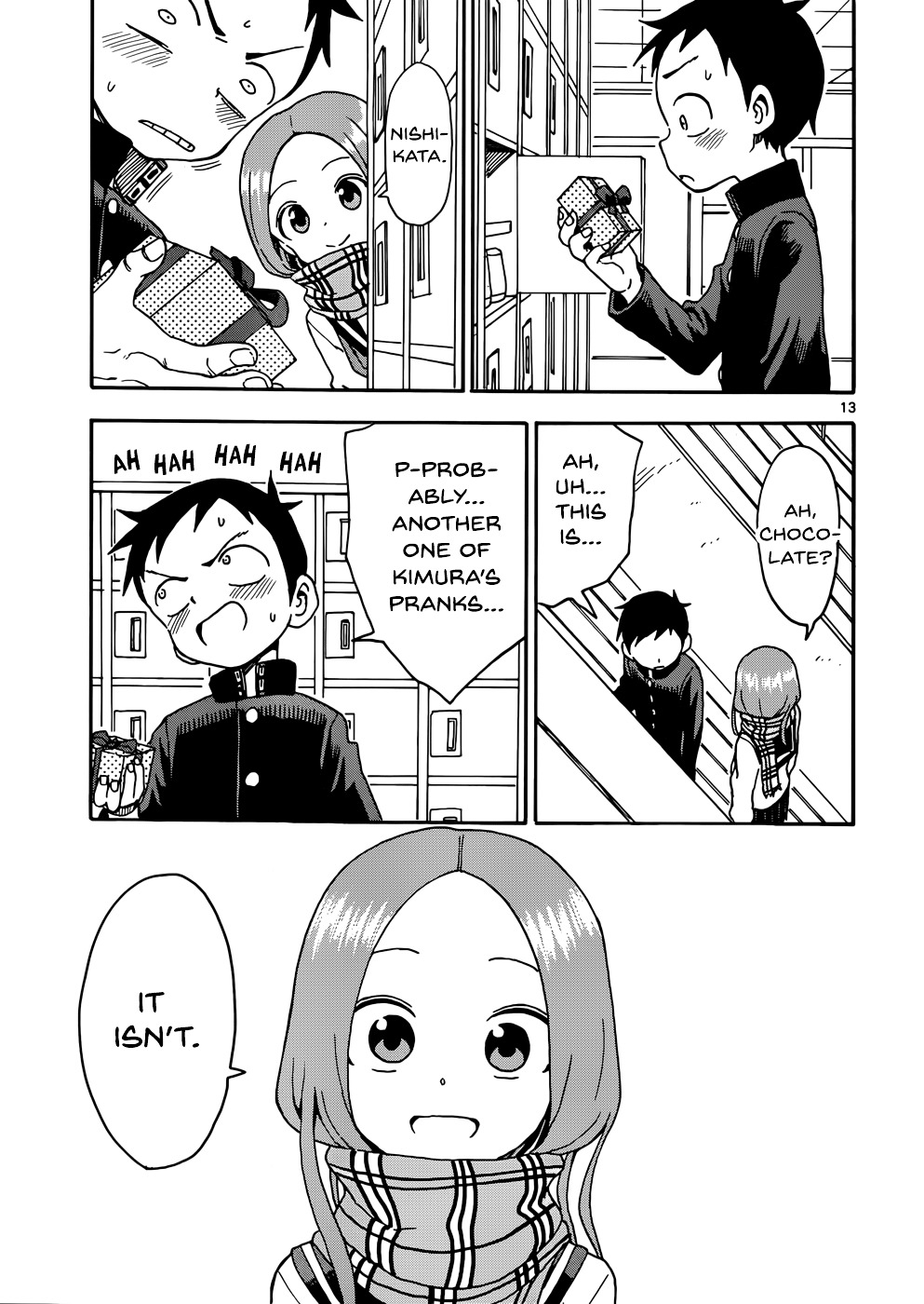 Karakai Jouzu No Takagi-San chapter 45 - page 13