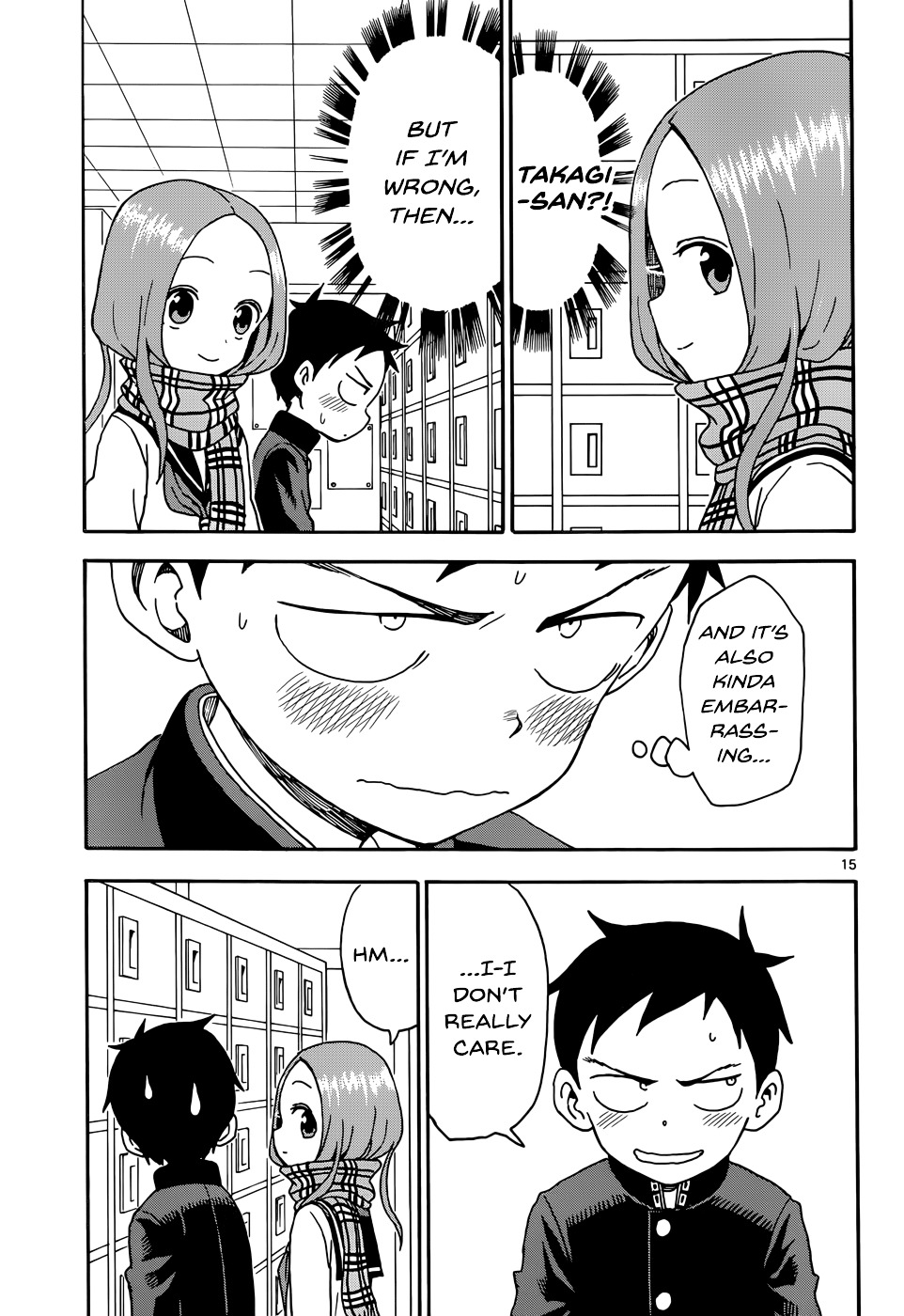 Karakai Jouzu No Takagi-San chapter 45 - page 15