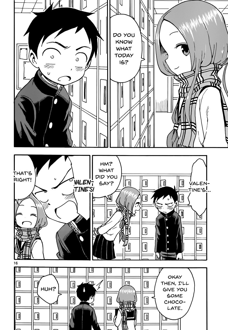Karakai Jouzu No Takagi-San chapter 45 - page 16