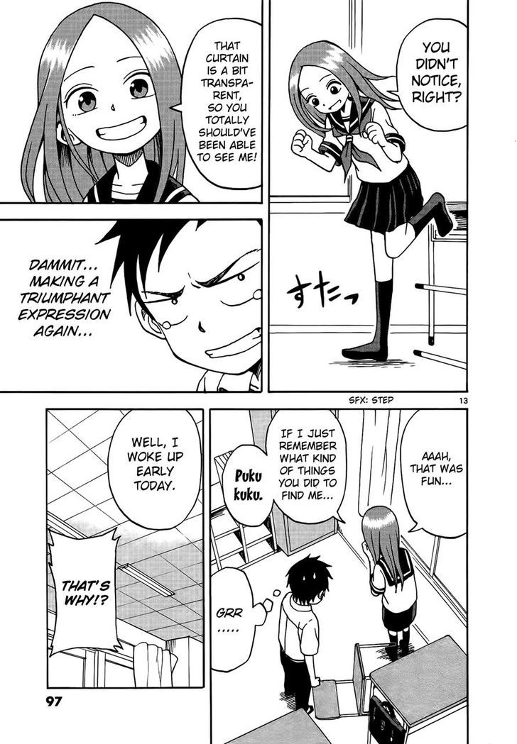 Karakai Jouzu No Takagi-San chapter 6 - page 13