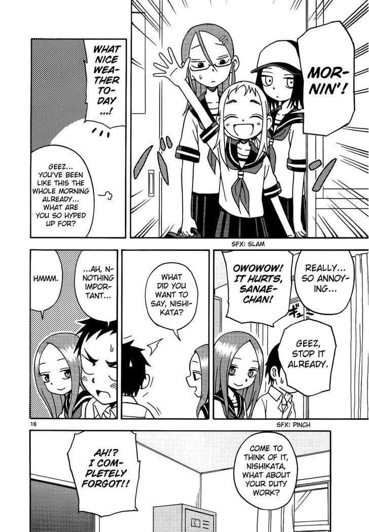 Karakai Jouzu No Takagi-San chapter 6 - page 16