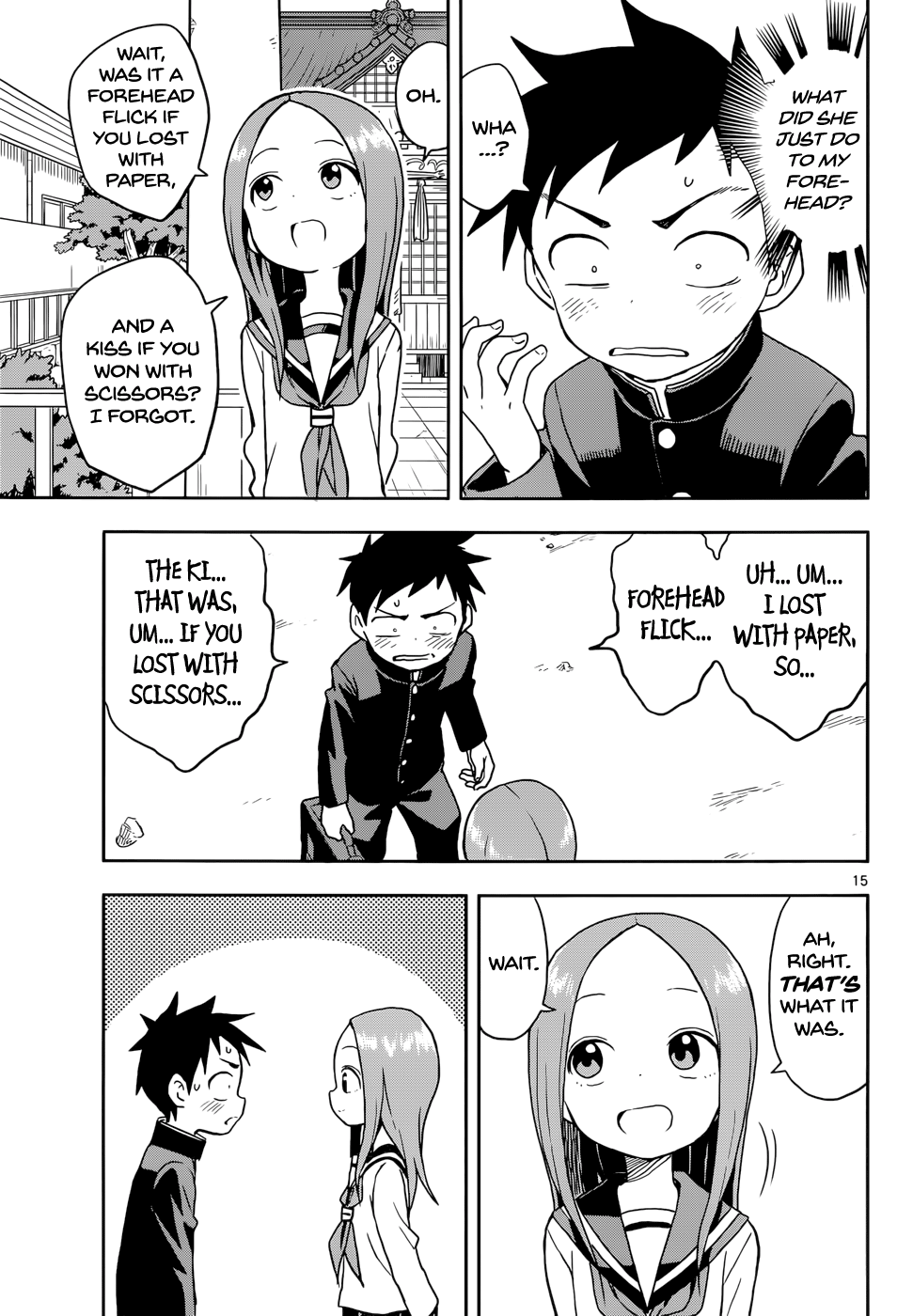 Karakai Jouzu No Takagi-San chapter 110 - page 14