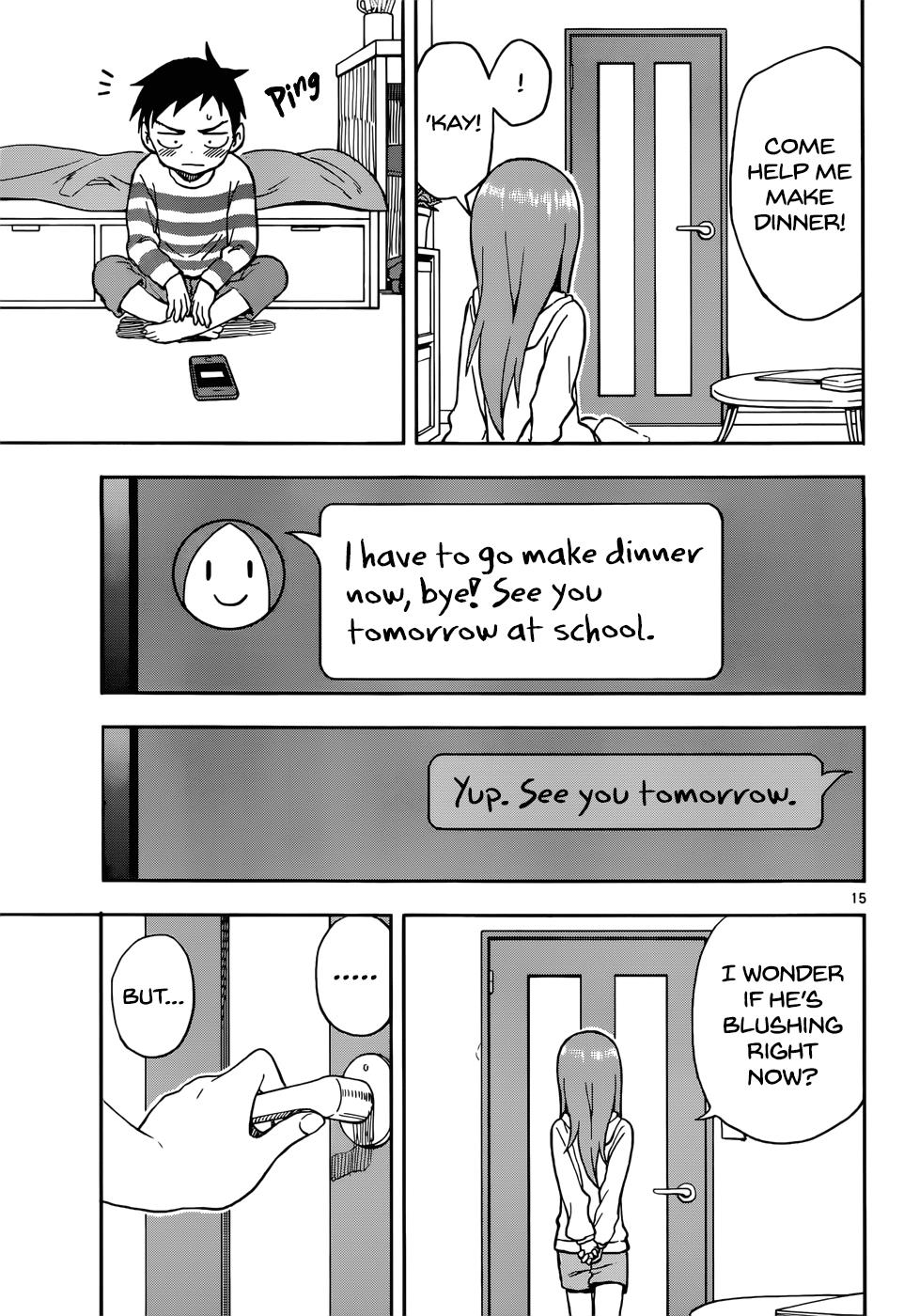Karakai Jouzu No Takagi-San chapter 76 - page 15