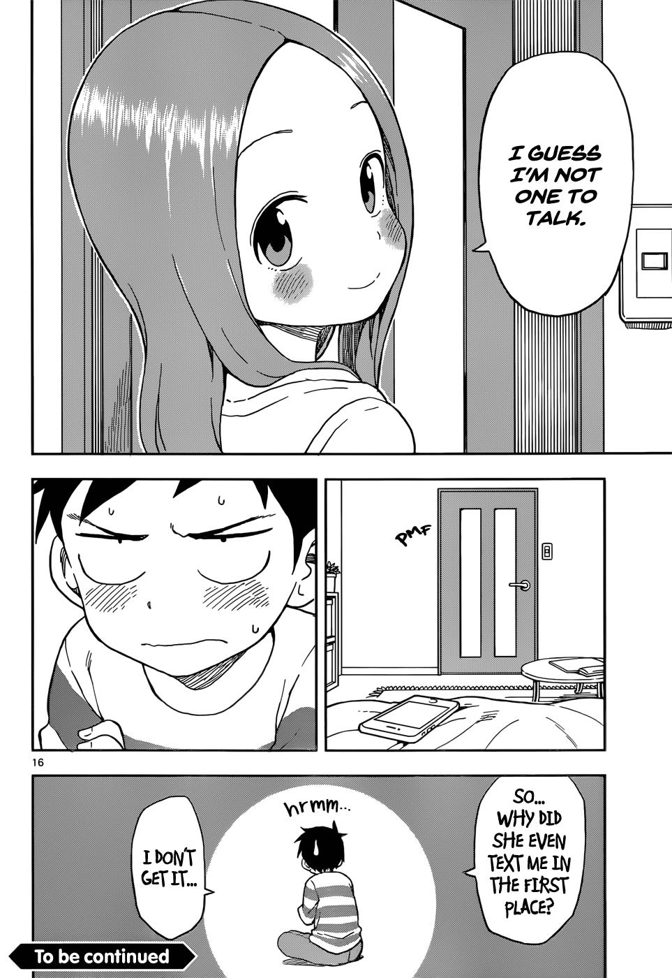 Karakai Jouzu No Takagi-San chapter 76 - page 16