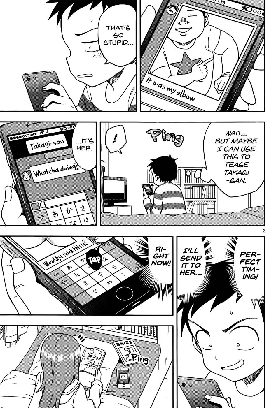 Karakai Jouzu No Takagi-San chapter 76 - page 3