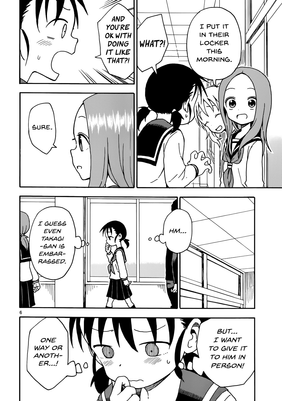 Karakai Jouzu No Takagi-San chapter 47 - page 6