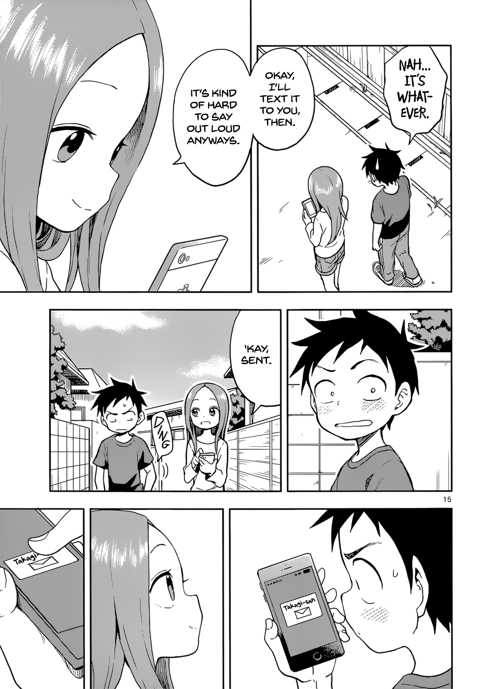 Karakai Jouzu No Takagi-San chapter 111 - page 15