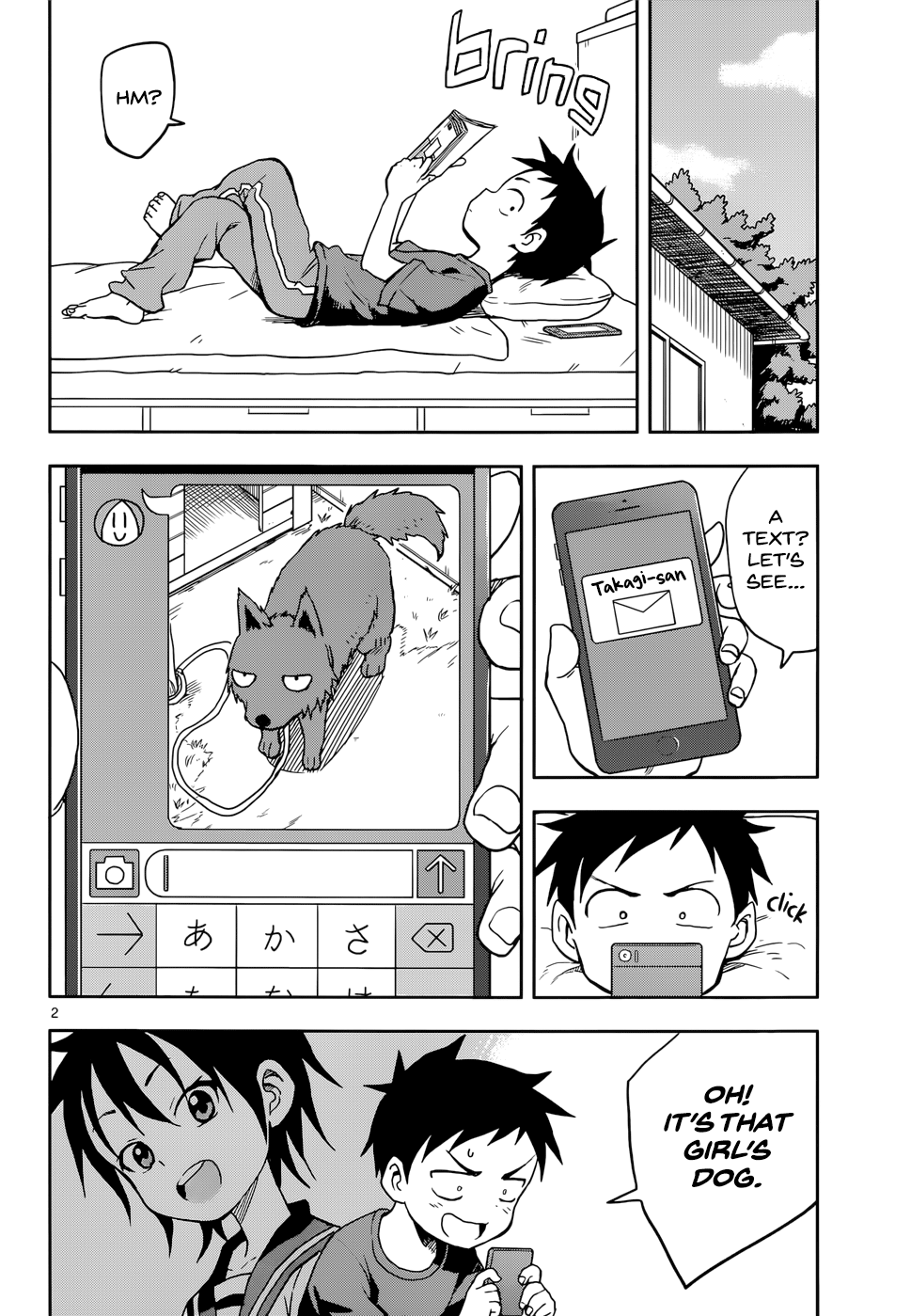 Karakai Jouzu No Takagi-San chapter 111 - page 2