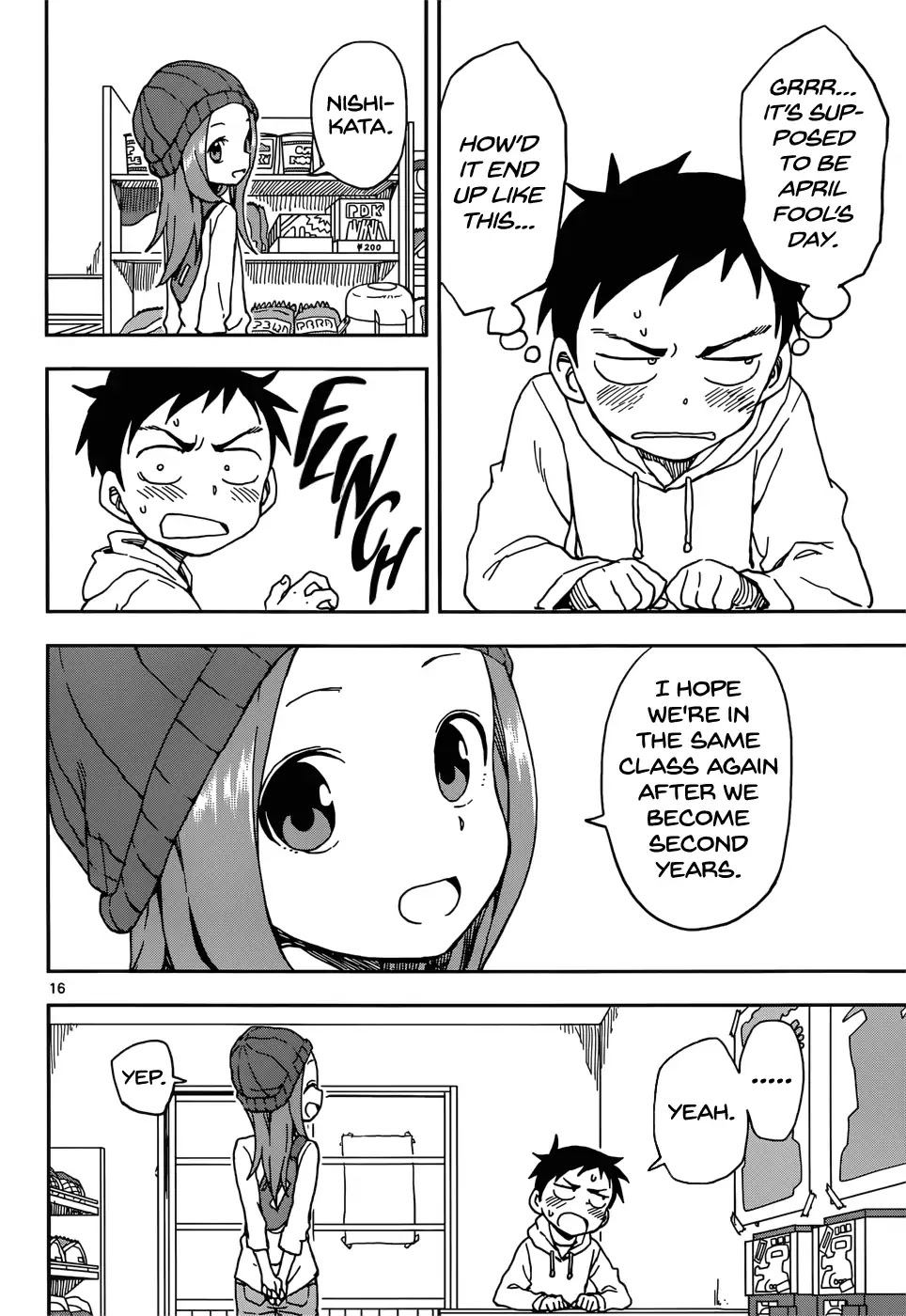 Karakai Jouzu No Takagi-San chapter 77 - page 15