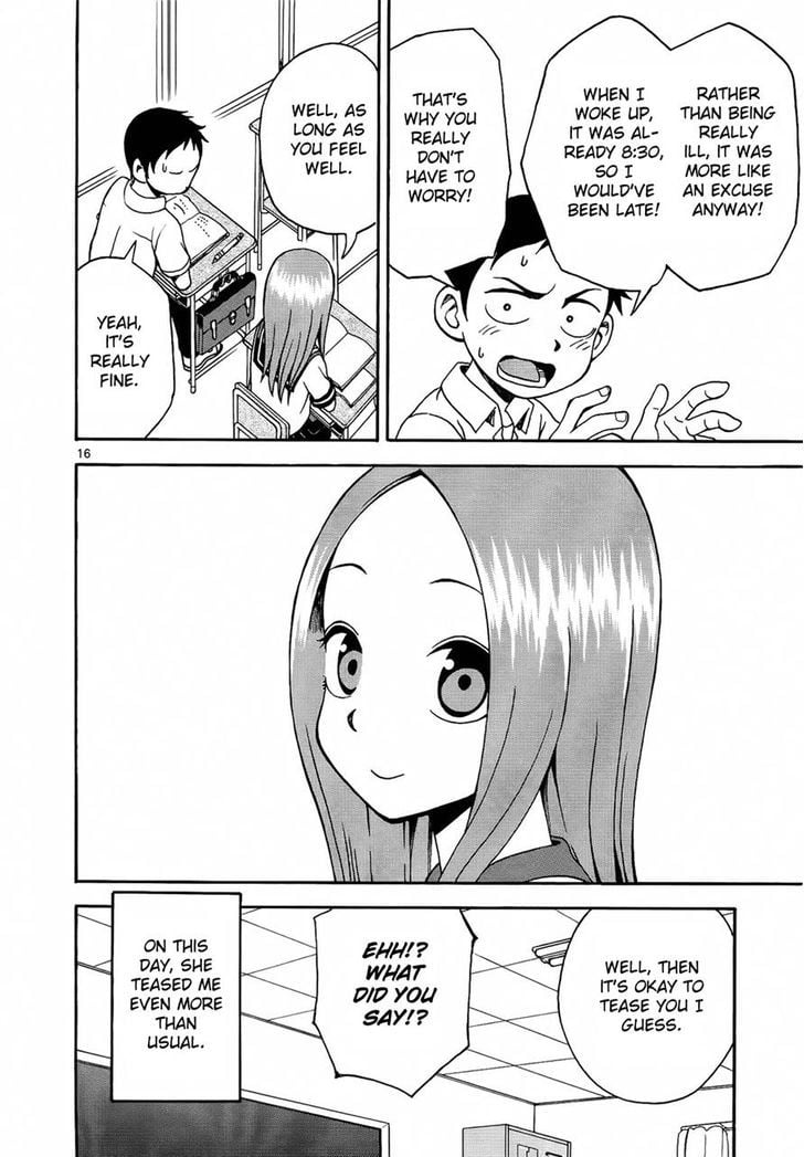 Karakai Jouzu No Takagi-San chapter 8 - page 16